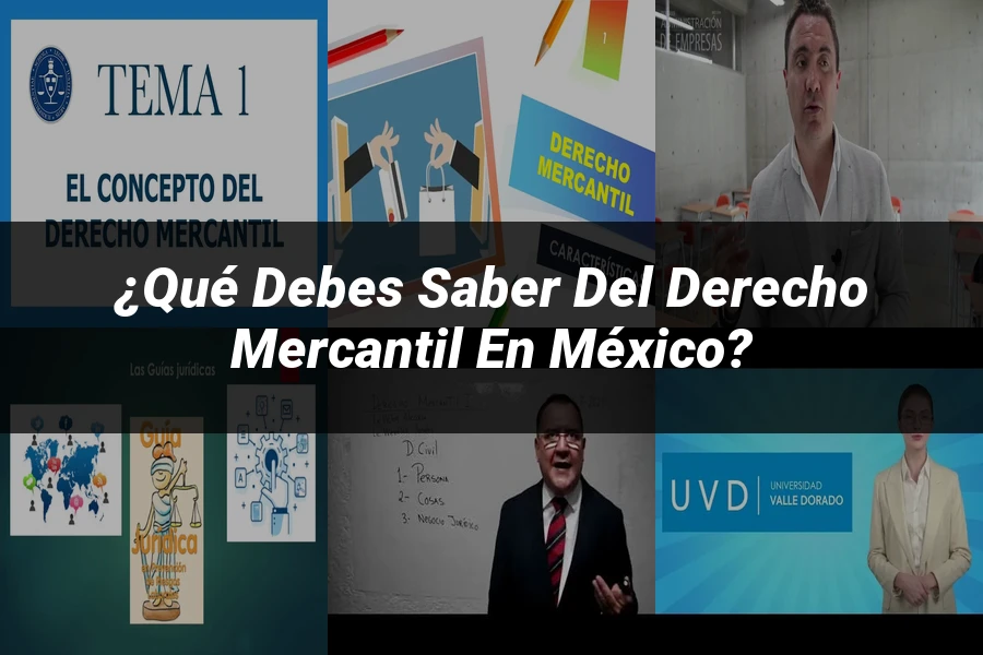 "¿Qué Debes Saber del Derecho Mercantil en México?"