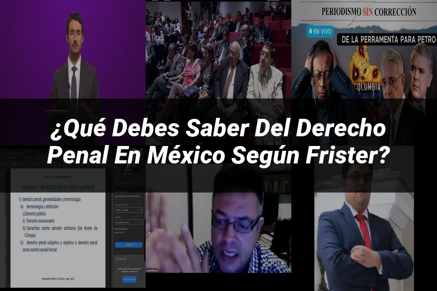 "¿Qué Debes Saber del Derecho Penal en México según Frister?"