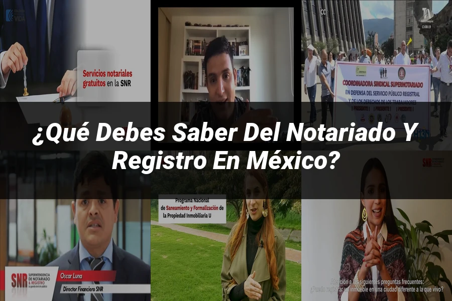 "¿Qué Debes Saber del Notariado y Registro en México?"