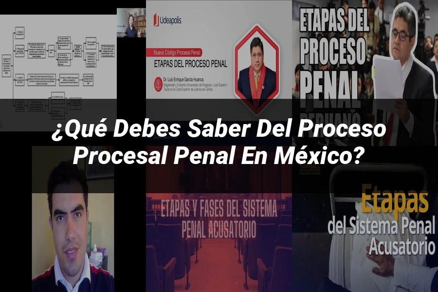 "¿Qué Debes Saber del Proceso Procesal Penal en México?"