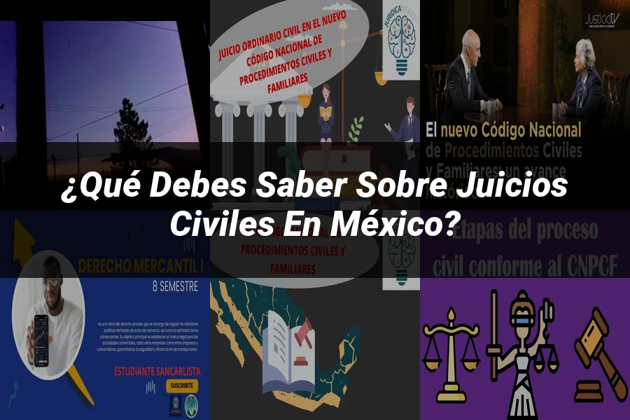 "¿Qué Debes Saber sobre Juicios Civiles en México?"