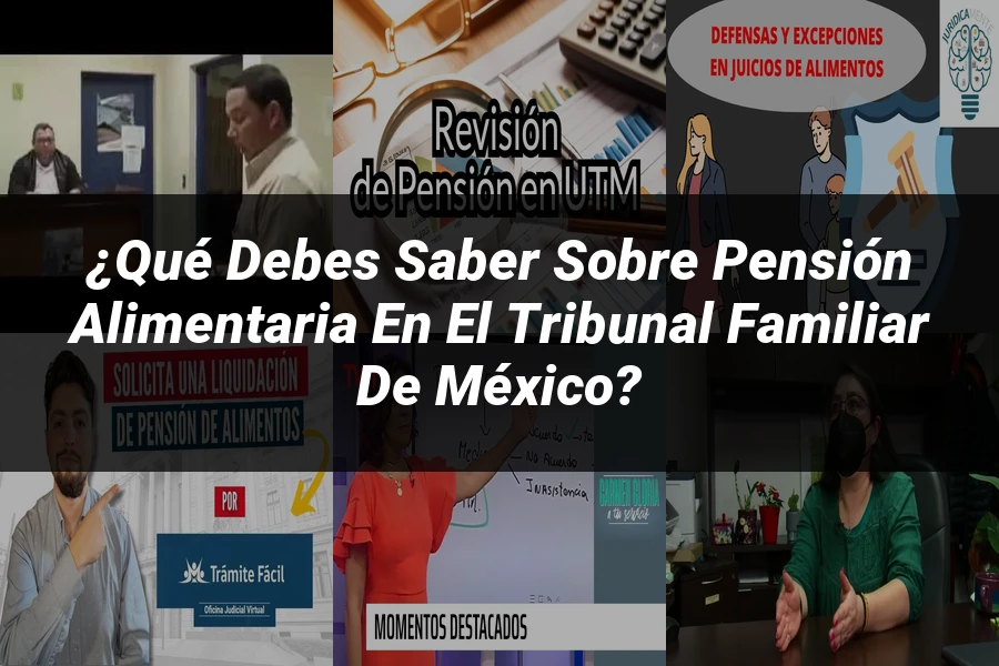 "¿Qué Debes Saber sobre Pensión Alimentaria en el Tribunal Familiar de México?"