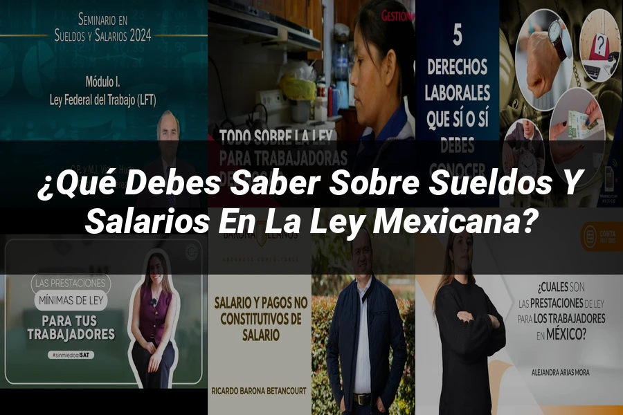 "¿Qué Debes Saber sobre Sueldos y Salarios en la Ley Mexicana?"