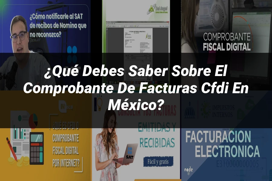 "¿Qué Debes Saber sobre el Comprobante de Facturas CFDI en México?"