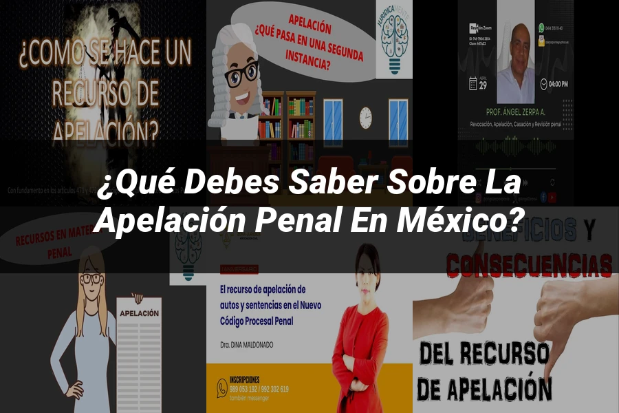 "¿Qué Debes Saber sobre la Apelación Penal en México?"