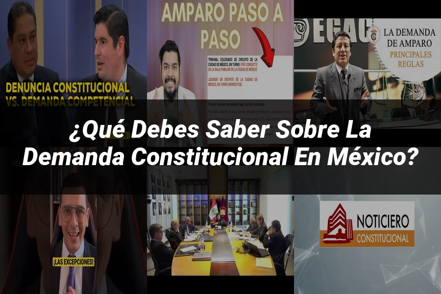 "¿Qué Debes Saber sobre la Demanda Constitucional en México?"