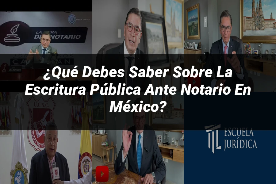 "¿Qué Debes Saber sobre la Escritura Pública ante Notario en México?"