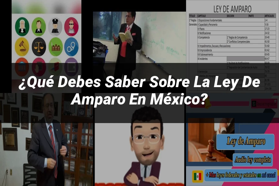 "¿Qué Debes Saber sobre la Ley de Amparo en México?"