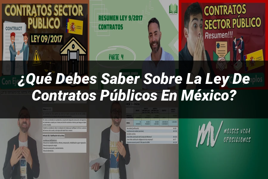 "¿Qué Debes Saber sobre la Ley de Contratos Públicos en México?"