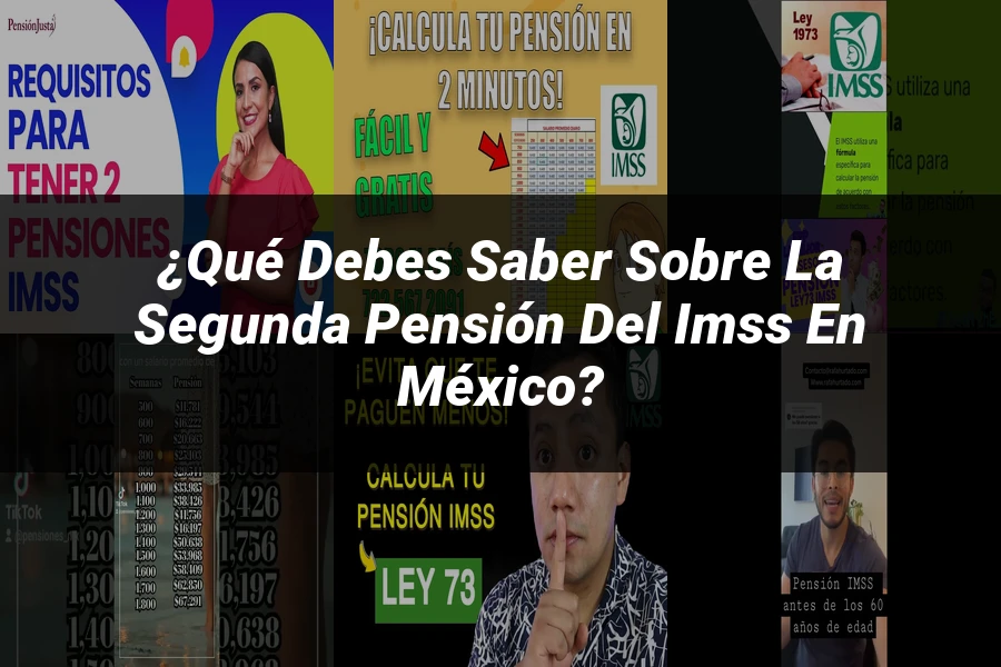 "¿Qué Debes Saber sobre la Segunda Pensión del IMSS en México?"
