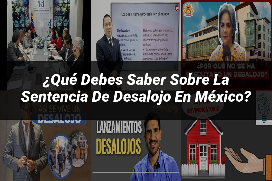 "¿Qué Debes Saber sobre la Sentencia de Desalojo en México?"
