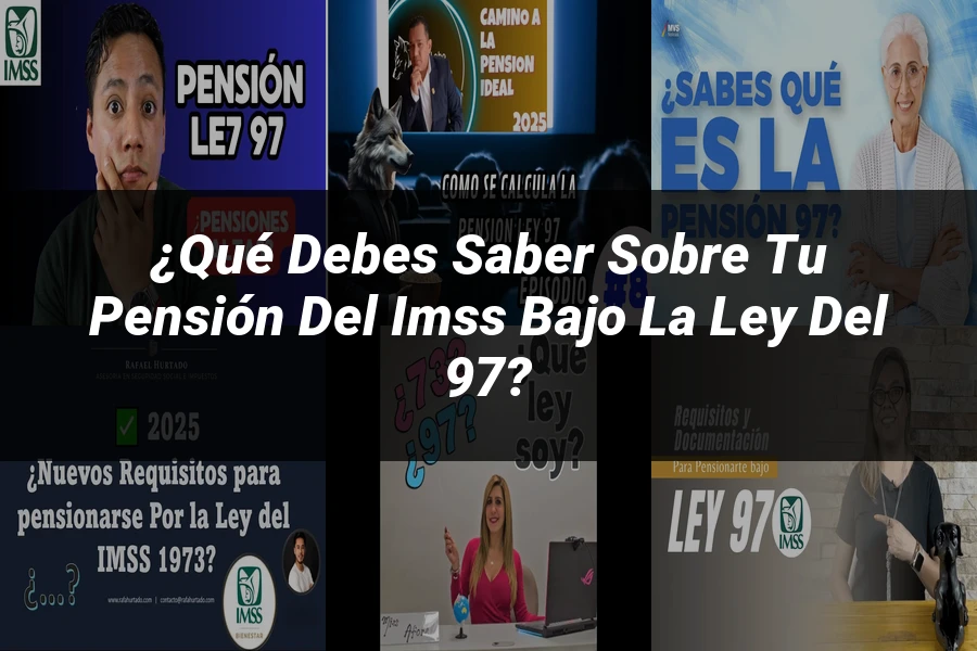 "¿Qué Debes Saber sobre tu Pensión del IMSS bajo la Ley del 97?"