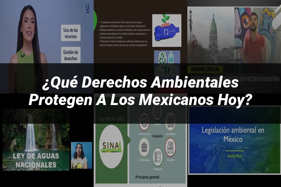 "¿Qué Derechos Ambientales Protegen a los Mexicanos Hoy?"
