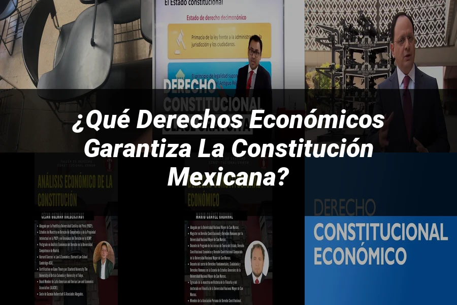 "¿Qué Derechos Económicos Garantiza la Constitución Mexicana?"