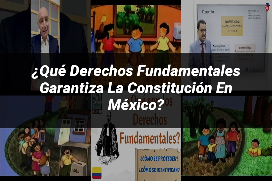 "¿Qué Derechos Fundamentales Garantiza la Constitución en México?"