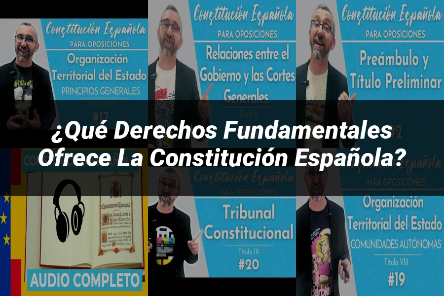 "¿Qué Derechos Fundamentales Ofrece la Constitución Española?"