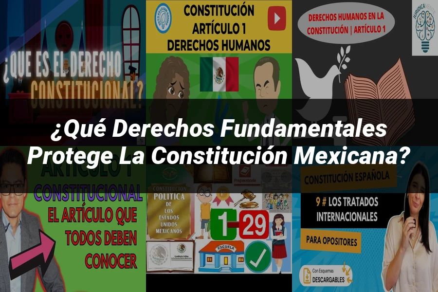 "¿Qué Derechos Fundamentales Protege la Constitución Mexicana?"