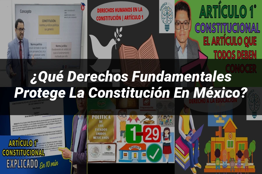 "¿Qué Derechos Fundamentales Protege la Constitución en México?"