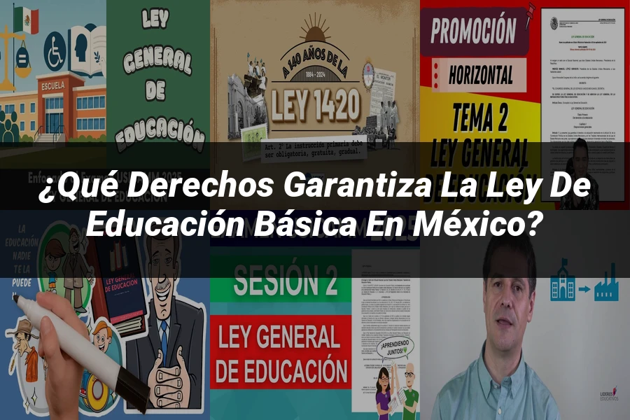"¿Qué Derechos Garantiza la Ley de Educación Básica en México?"
