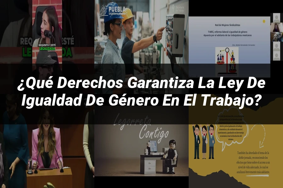 "¿Qué Derechos Garantiza la Ley de Igualdad de Género en el Trabajo?"