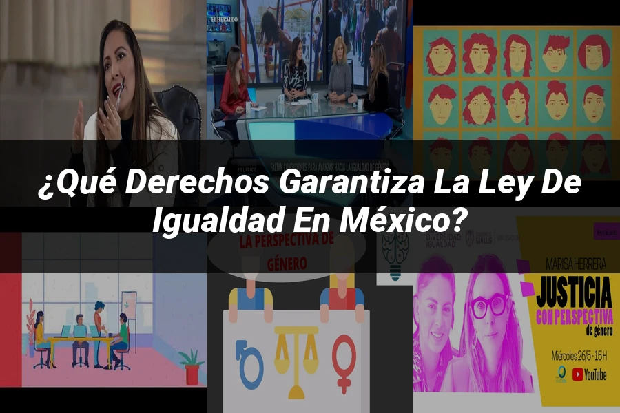 "¿Qué Derechos Garantiza la Ley de Igualdad en México?"