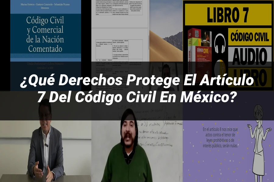 "¿Qué Derechos Protege el Artículo 7 del Código Civil en México?"