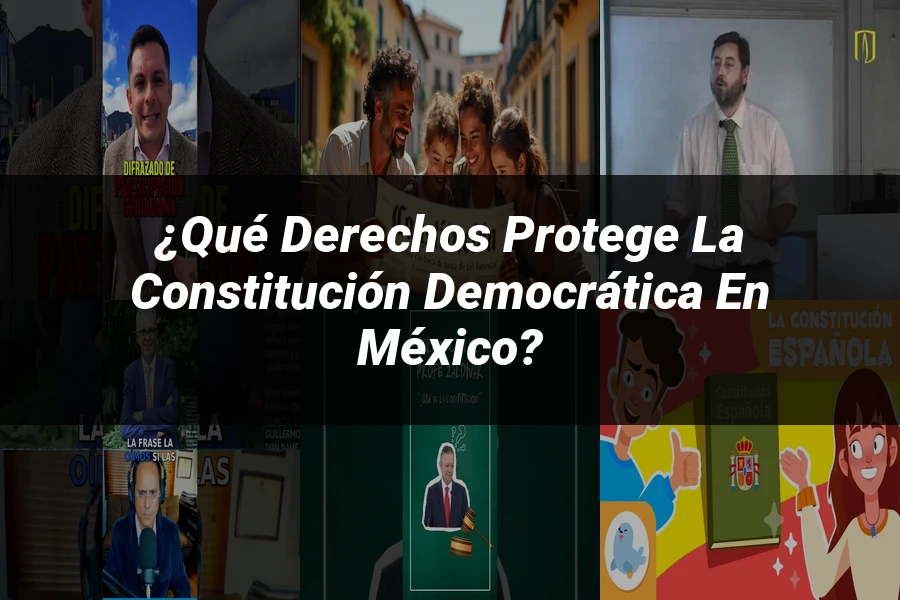 "¿Qué Derechos Protege la Constitución Democrática en México?"