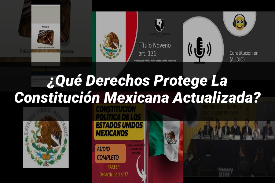 "¿Qué Derechos Protege la Constitución Mexicana Actualizada?"