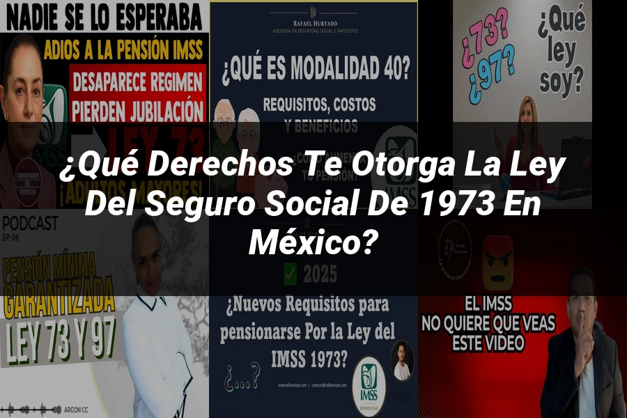 "¿Qué Derechos Te Otorga la Ley del Seguro Social de 1973 en México?"