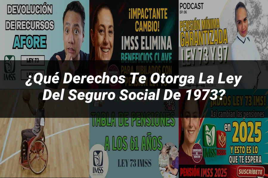 "¿Qué Derechos Te Otorga la Ley del Seguro Social de 1973?"