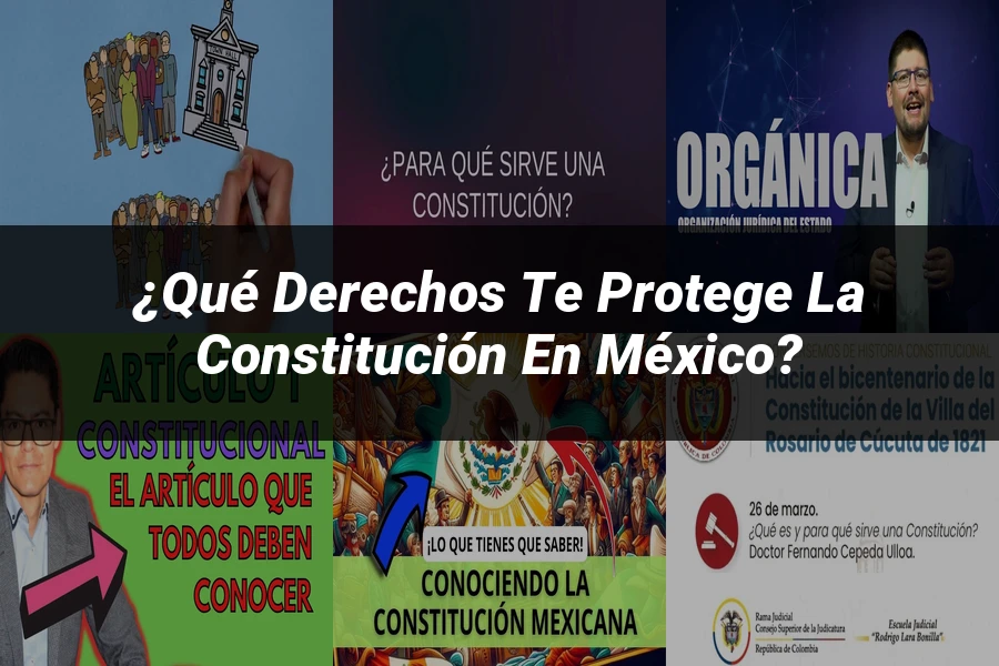 "¿Qué Derechos Te Protege la Constitución en México?"