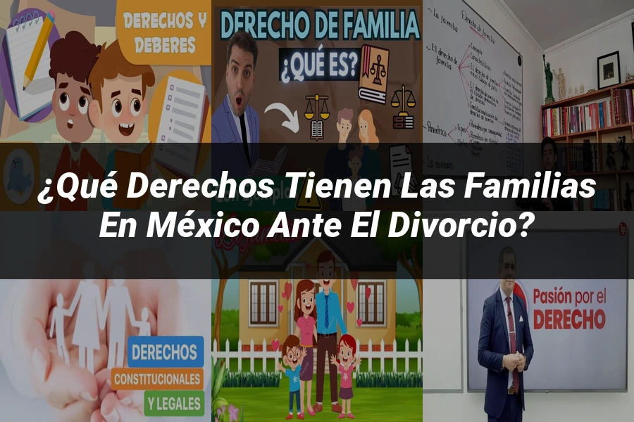 "¿Qué Derechos Tienen las Familias en México ante el Divorcio?"