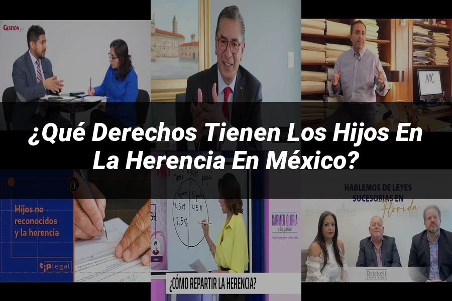 "¿Qué Derechos Tienen los Hijos en la Herencia en México?"