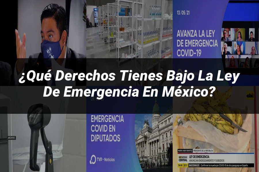 "¿Qué Derechos Tienes Bajo la Ley de Emergencia en México?"