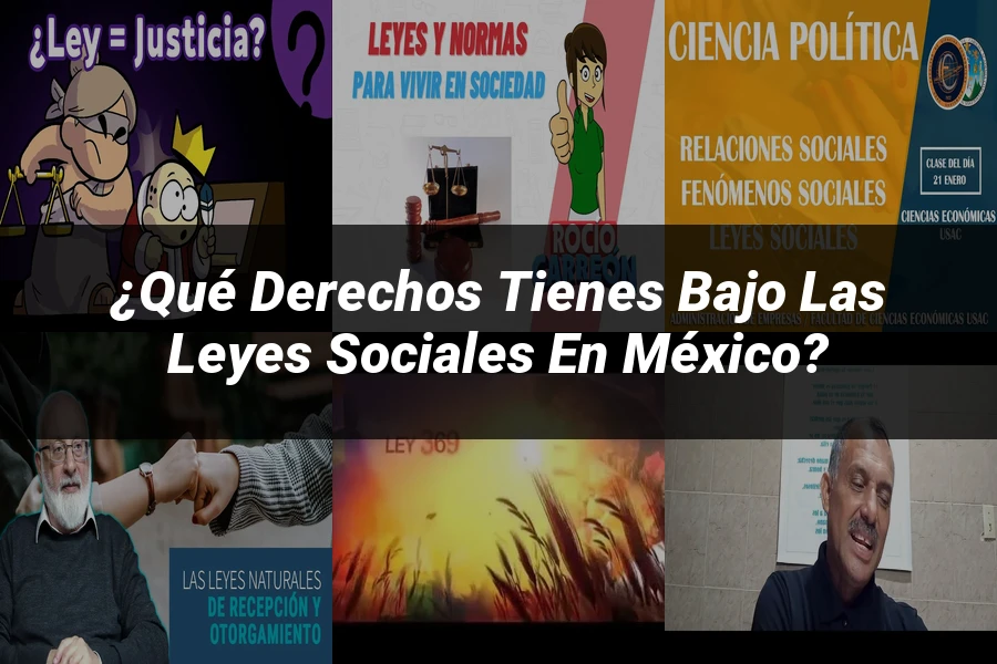 "¿Qué Derechos Tienes Bajo las Leyes Sociales en México?"