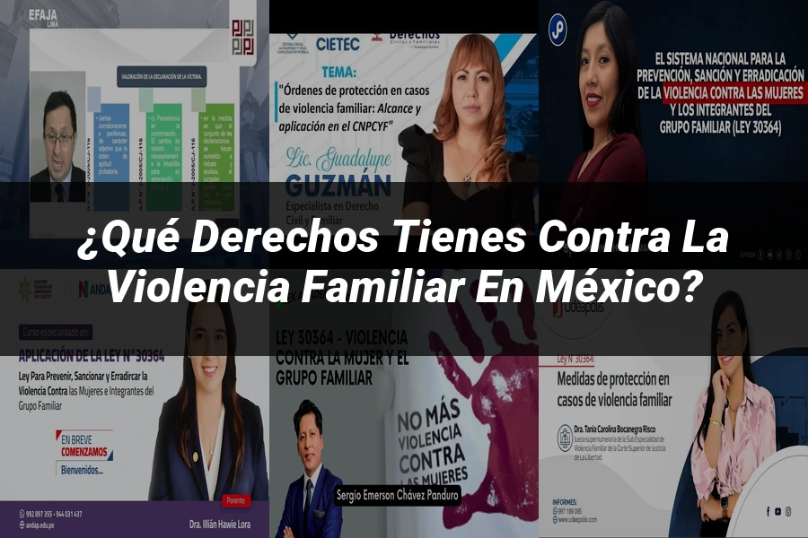 "¿Qué Derechos Tienes Contra la Violencia Familiar en México?"