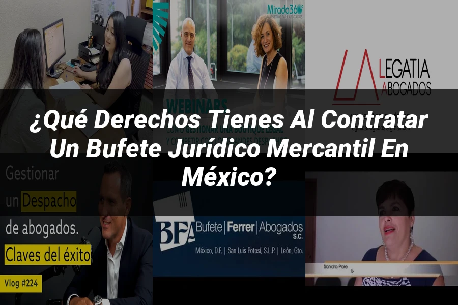 "¿Qué Derechos Tienes al Contratar un Bufete Jurídico Mercantil en México?"