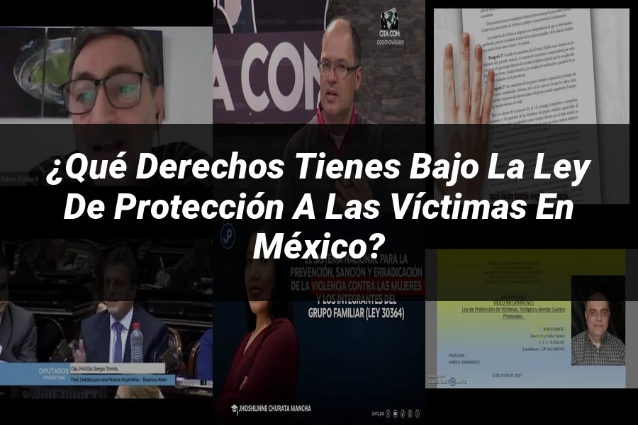 "¿Qué Derechos Tienes bajo la Ley de Protección a las Víctimas en México?"