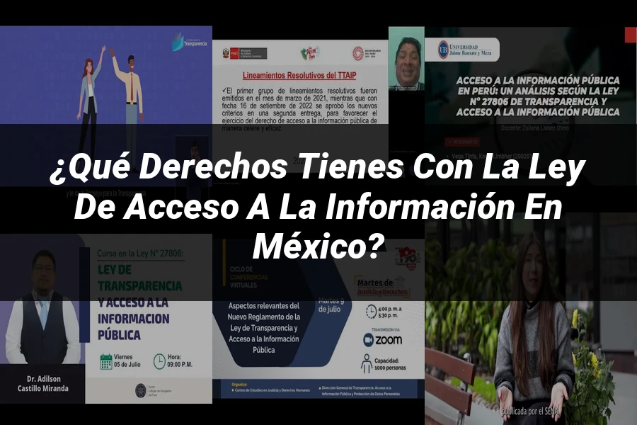 "¿Qué Derechos Tienes con la Ley de Acceso a la Información en México?"