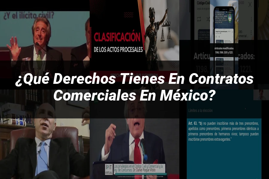 "¿Qué Derechos Tienes en Contratos Comerciales en México?"