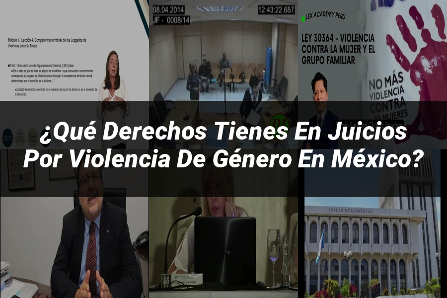 "¿Qué Derechos Tienes en Juicios por Violencia de Género en México?"