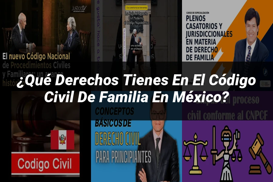 "¿Qué Derechos Tienes en el Código Civil de Familia en México?"