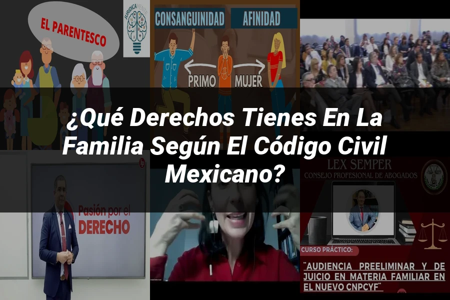 "¿Qué Derechos Tienes en la Familia según el Código Civil Mexicano?"