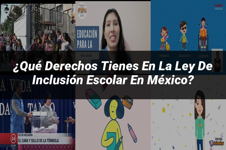 "¿Qué Derechos Tienes en la Ley de Inclusión Escolar en México?"