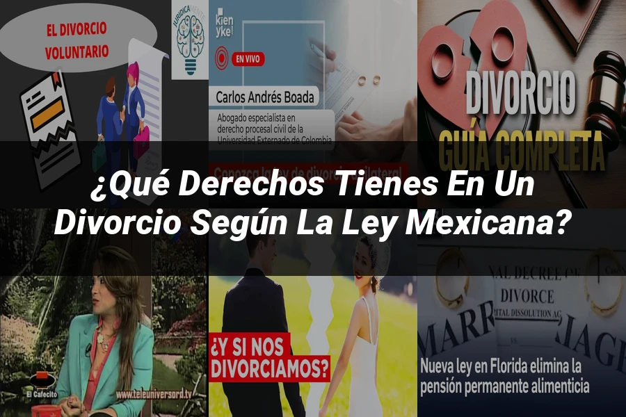 "¿Qué Derechos Tienes en un Divorcio Según la Ley Mexicana?"