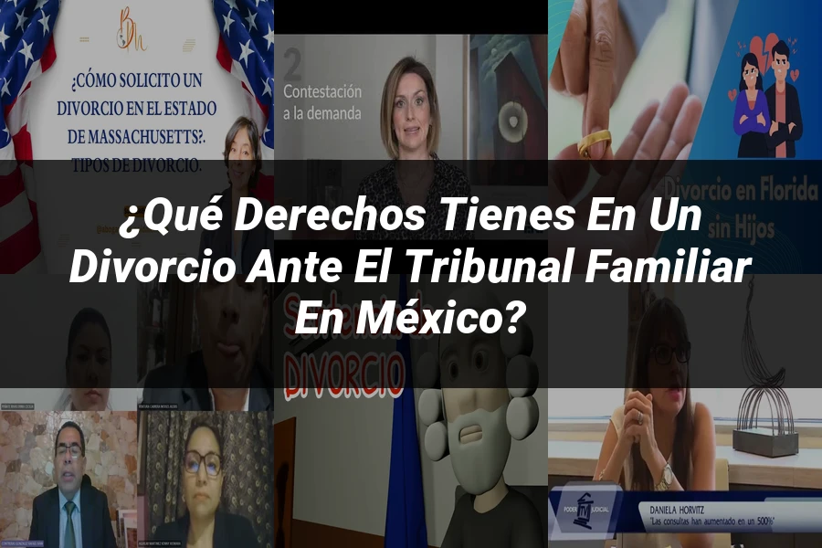 "¿Qué Derechos Tienes en un Divorcio ante el Tribunal Familiar en México?"