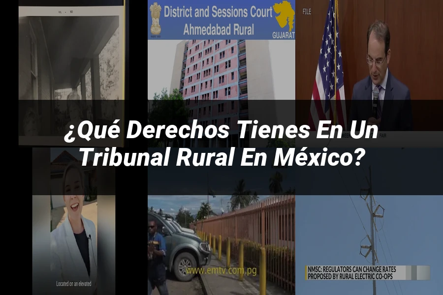 "¿Qué Derechos Tienes en un Tribunal Rural en México?"