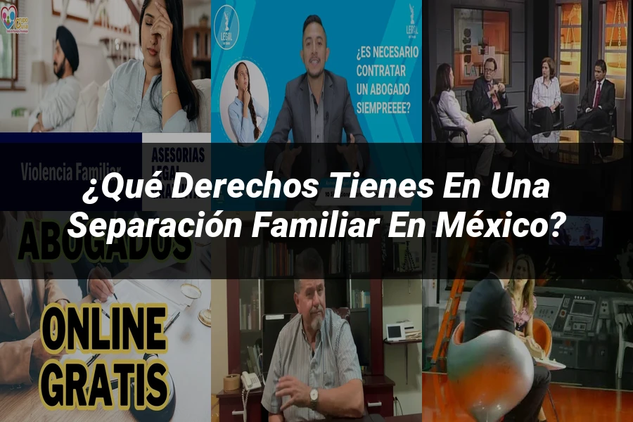 "¿Qué Derechos Tienes en una Separación Familiar en México?"