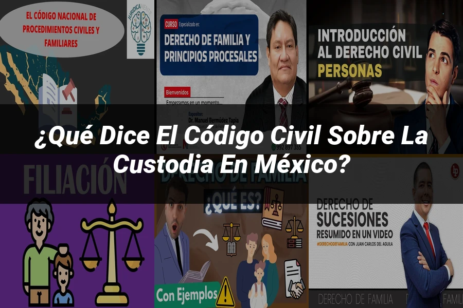 "¿Qué Dice el Código Civil sobre la Custodia en México?"