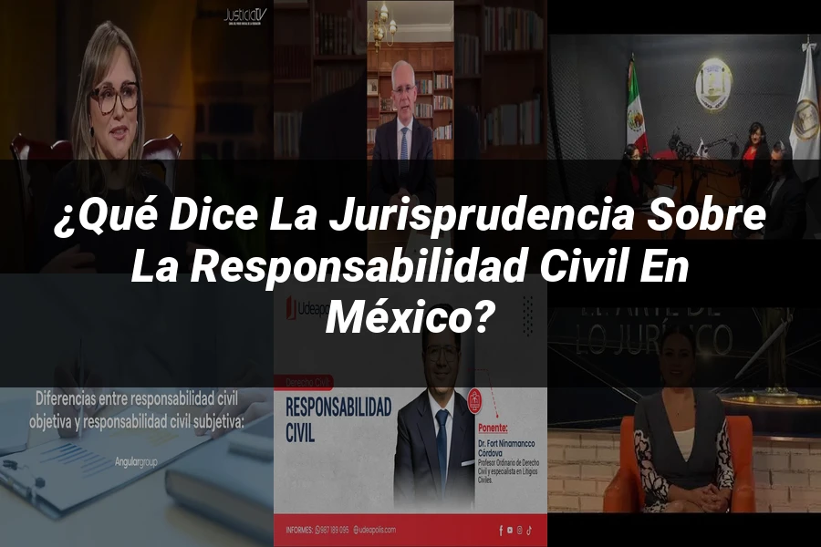 "¿Qué Dice la Jurisprudencia sobre la Responsabilidad Civil en México?"